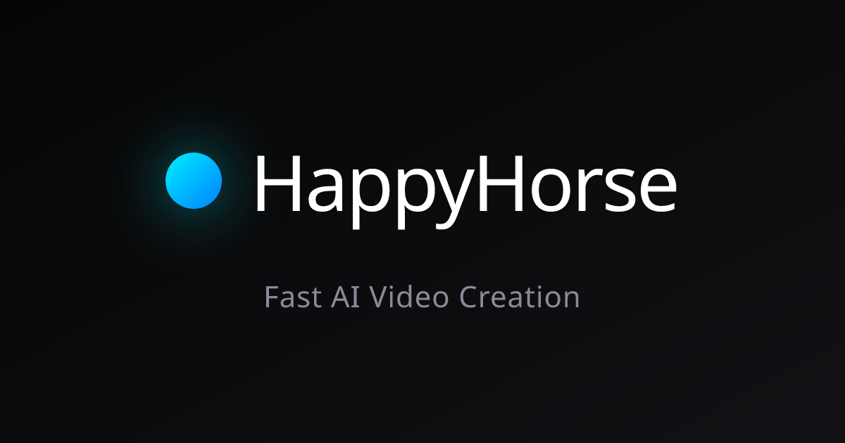 HappyHorse AI Video Platform | HappyHorse